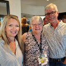 CMAO Awards Syndicut Party, June 2022. During the Syndicut party during the CMAOntario Awards weekend K T Timmermans introduced me to Jamie Warren and Angela Geddes. I have seen Jamie perform several times but we had never met before. K T included in our introduction that Angela and I are both authors. Very different subject matter as mine is about Canadian country music and Angela's is about the ill effects caused to babies by mothers who drink  during pregnancy. The title is "Complicated and Beautiful Brain".
